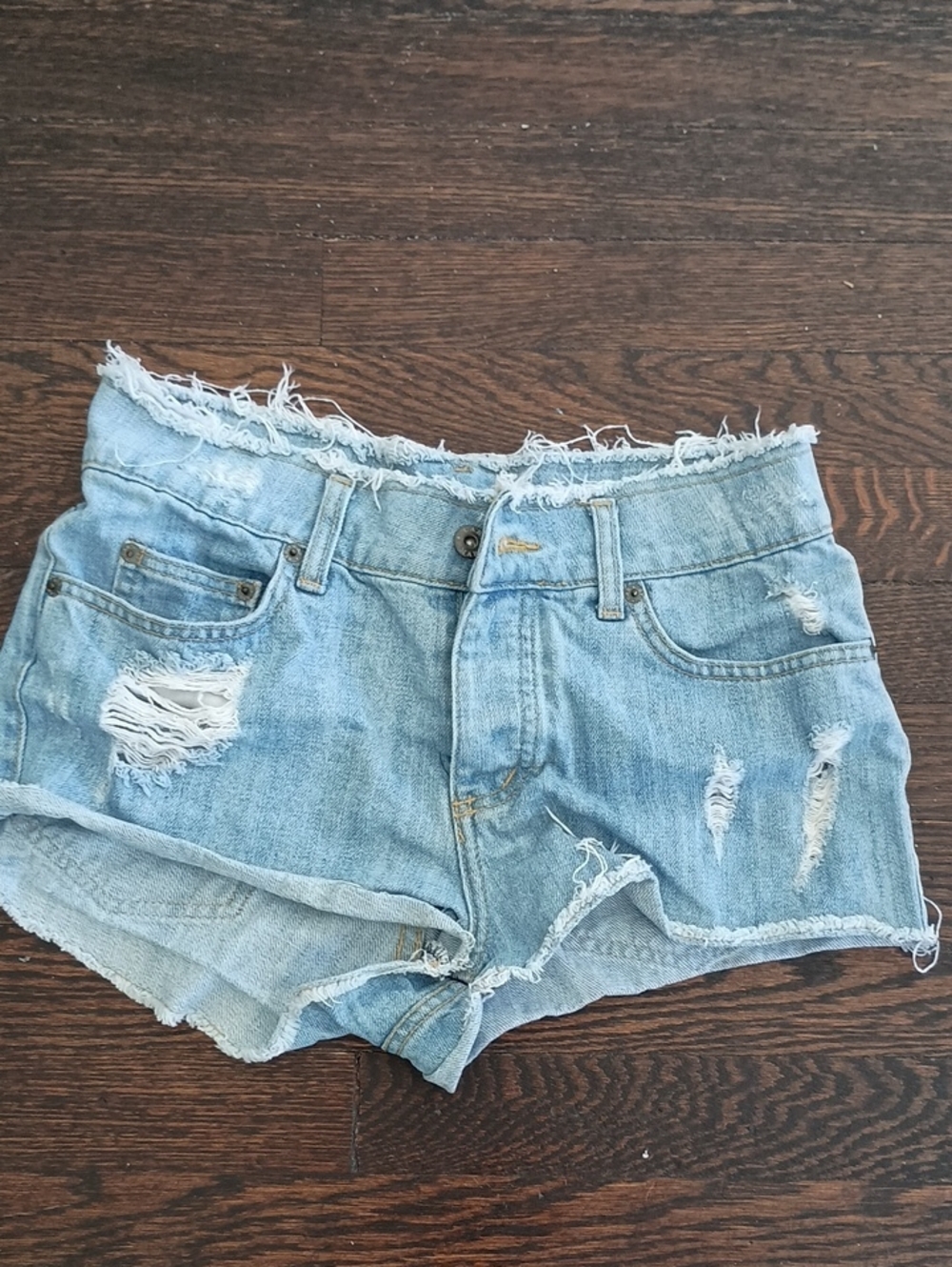 CarMar Distressed Mini Shorts